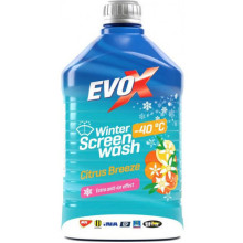 Стеклоочиститель зимний концентрат EVO X Winter Citrus Breeze -40°C 2 литра.