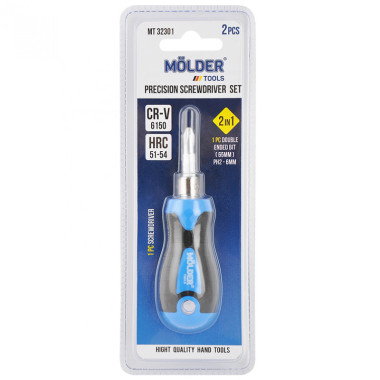 Отвертка со сменными насадками Molder 2 в 1 MT32301