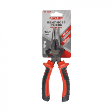 Плоскогубцы изогнутые Carlife 180 мм 46-58 HRC WR5517