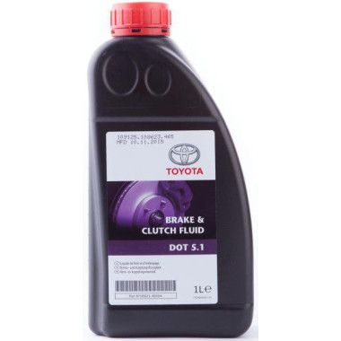 Тормозная жидкость Toyota Brake & Clutch Fluid DOT-4 1 литр.