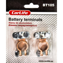 Клеммы аккумуляторные цинк, медное покрытие CARLIFE BT105